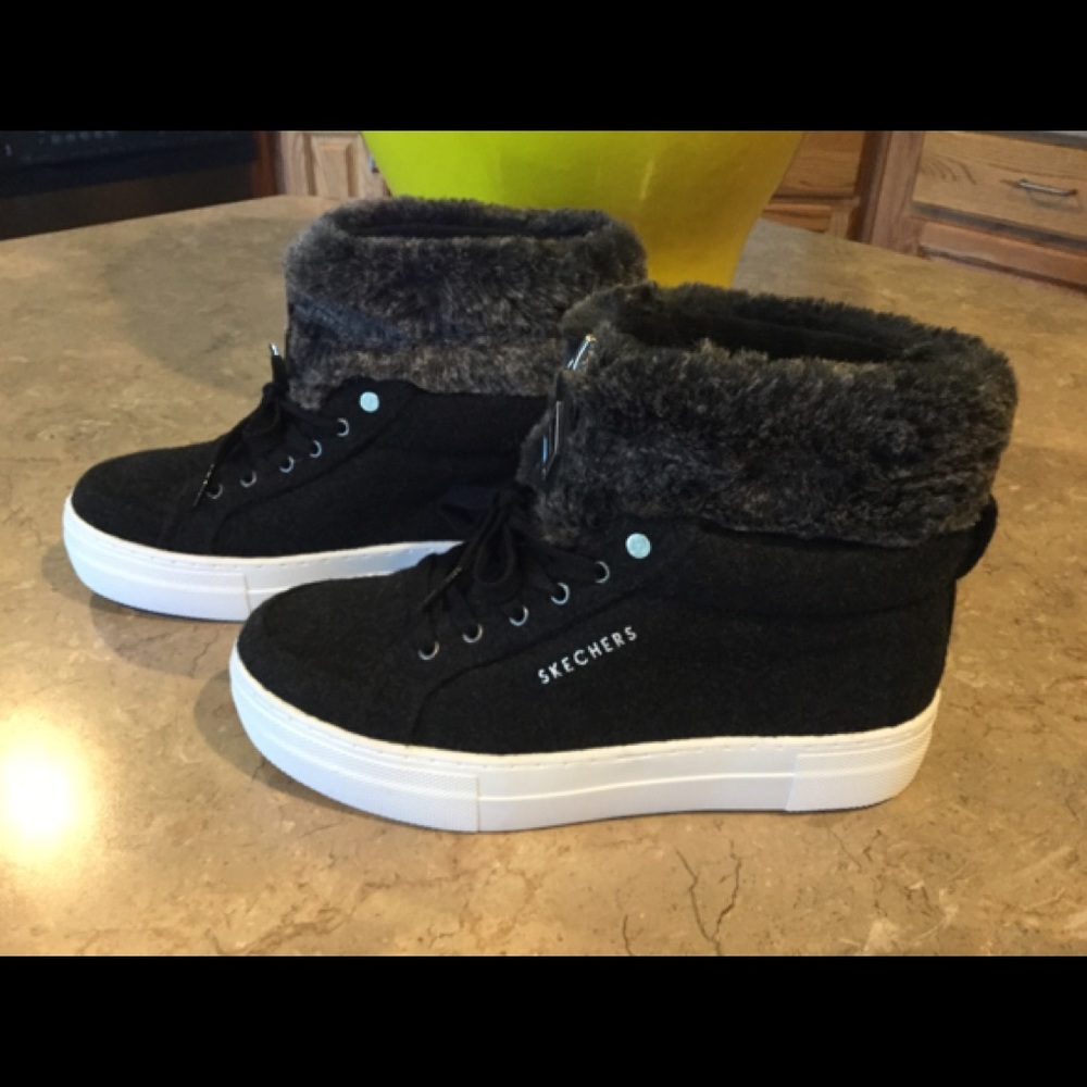 Skechers Street Faux Fur Boots